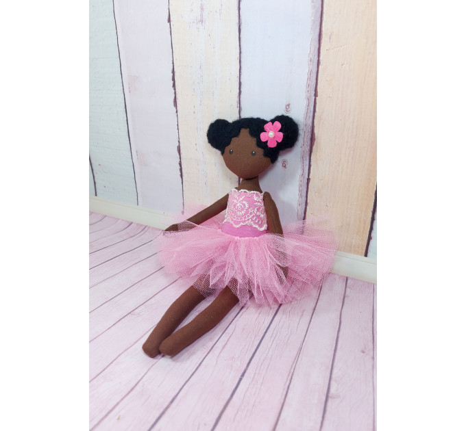 Handmade Black Doll | Handmade Cloth Doll