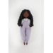 African Rag Doll 14" In Overalls #3