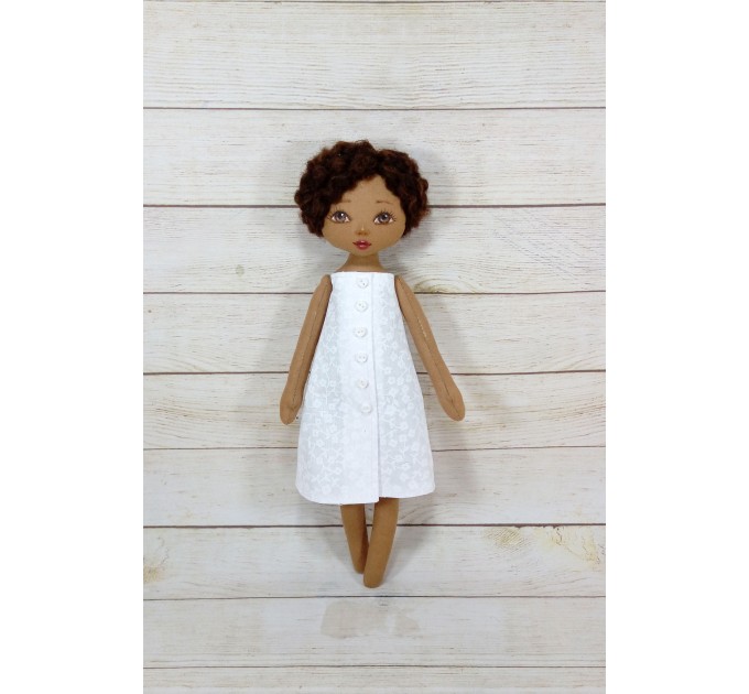 Handmade Black Nurse Doll  | Handmade Blac Rag Doll | Black Doll | nilasdolls.com (1)