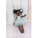 Handmade Black Dolls  In Whire Dress| Black Cloth Dolls | nilasdolls.com (1)