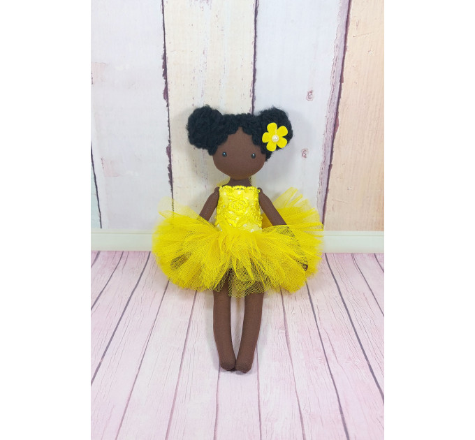 Handmade Black Doll | Handmade Cloth Doll