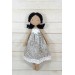 Black Doll With Curly Hair | Handmade Black Doll