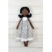 Black Doll With Curly Hair | Handmade Black Doll