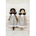 Black Doll With Curly Hair | Handmade Black Doll