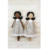 Black Doll With Curly Hair | Handmade Black Doll