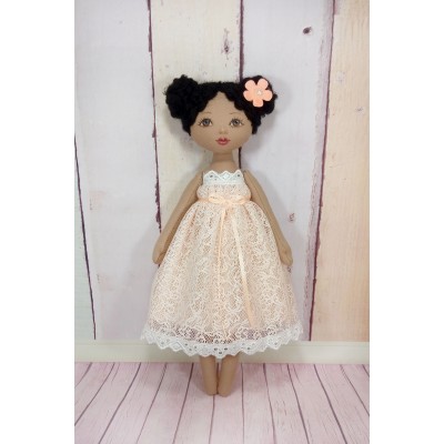 Brown Fabric Princess Doll 