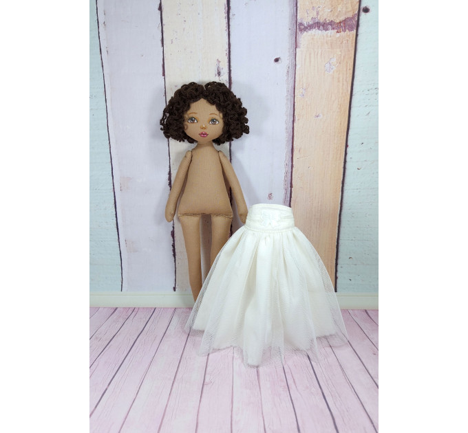 Handmade Black Nurse Doll  | Handmade Black Rag Doll