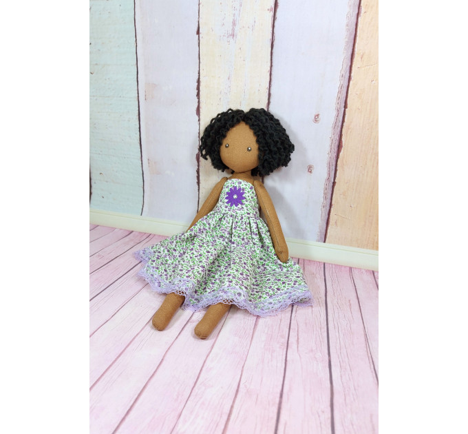 Handmade Brown Cloth Doll