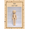 PDF Pattern And Tutorial Dolls Body 12 Inches #1