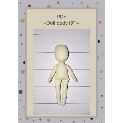 PDF Tutorial  Rag Doll Body 9 Inches #1