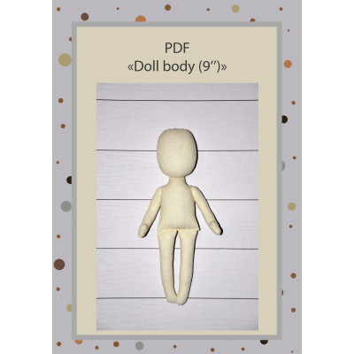 PDF Tutorial  Rag Doll Body 9 Inches #1