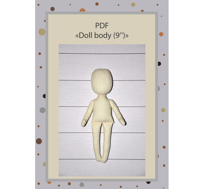 PDF Tutorial  Rag Doll Body 9 Inches #1