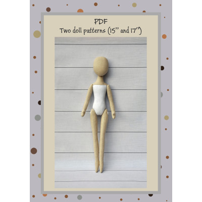 PDF Two Dolls Patterns 15 and 17 Inches