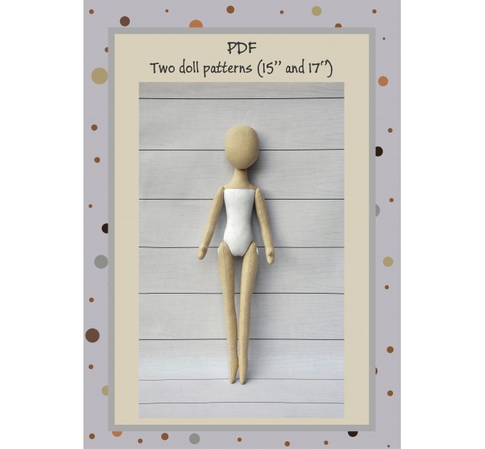 PDF Two Dolls Patterns 15 and 17 Inches