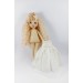 12 In Cloth Doll With A Red Hair And In White Dress