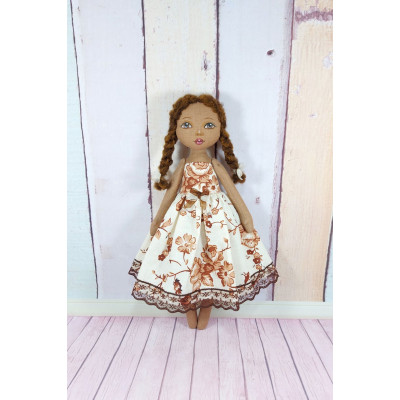 12 Inches Brown Doll