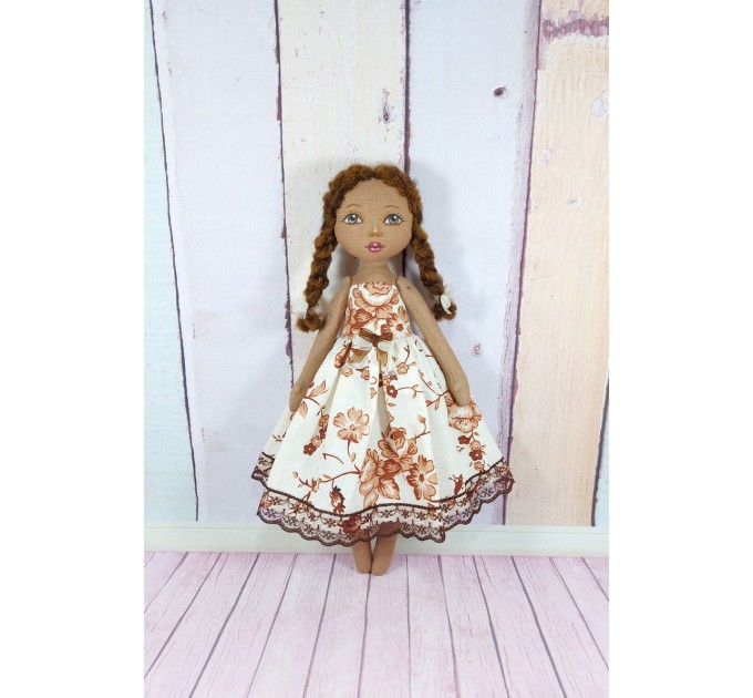 12 Inches Brown Doll