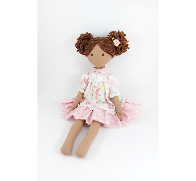 15 Inches Cloth Doll Im A Pink Dress