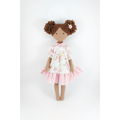 15 Inches Cloth Doll Im A Pink Dress