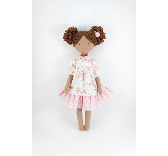 15 Inches Cloth Doll Im A Pink Dress