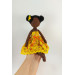 African Doll In A Yellow Dress