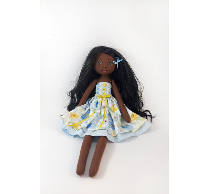 Black African Doll 15 Inches