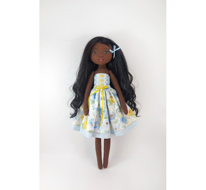 Black African Doll 15 Inches