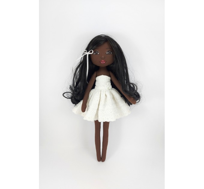 Black African Rag Doll 16 Inches