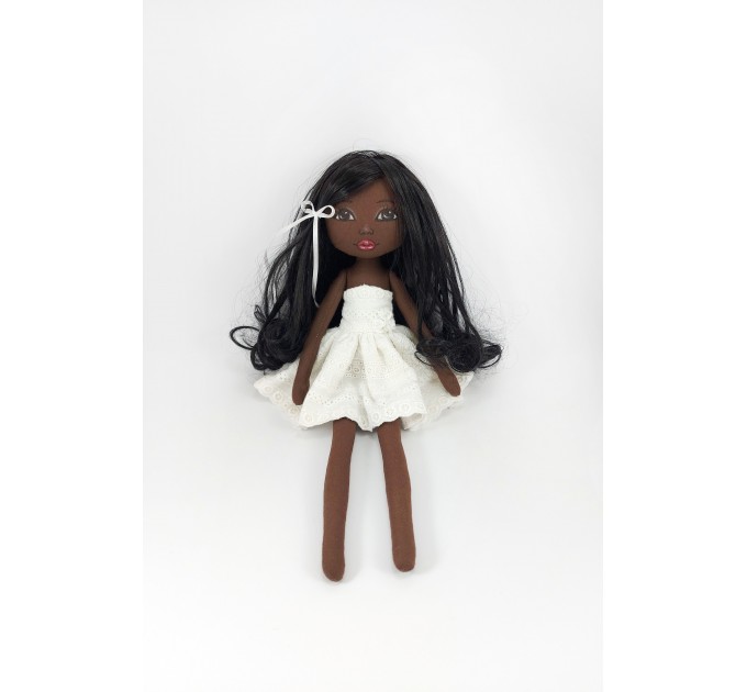 Black African Rag Doll 16 Inches