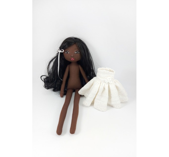 Black African Rag Doll 16 Inches