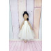 Brown Ballerina Doll In White Dress