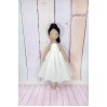 Brown Ballerina Doll In White Dress
