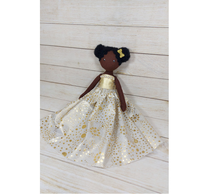 Black Cloth Fairy Doll