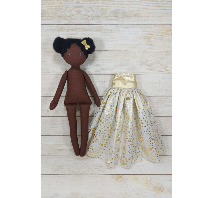 Black Cloth Fairy Doll