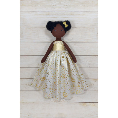 Black Cloth Fairy Doll