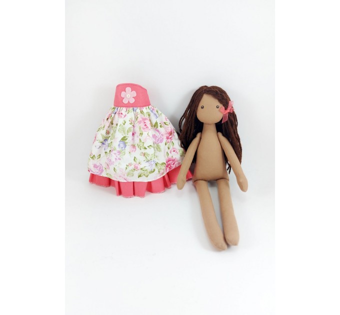 Black Doll With A Brown Hair
