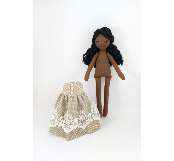 Black Rag Doll 13 Inches