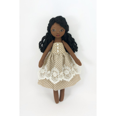 Black Rag Doll 13 Inches