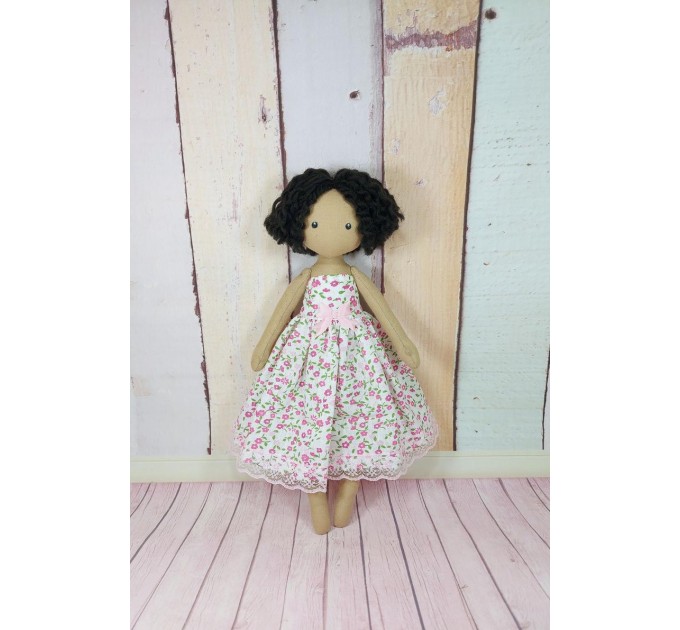 Handmade Brown Cloth Doll