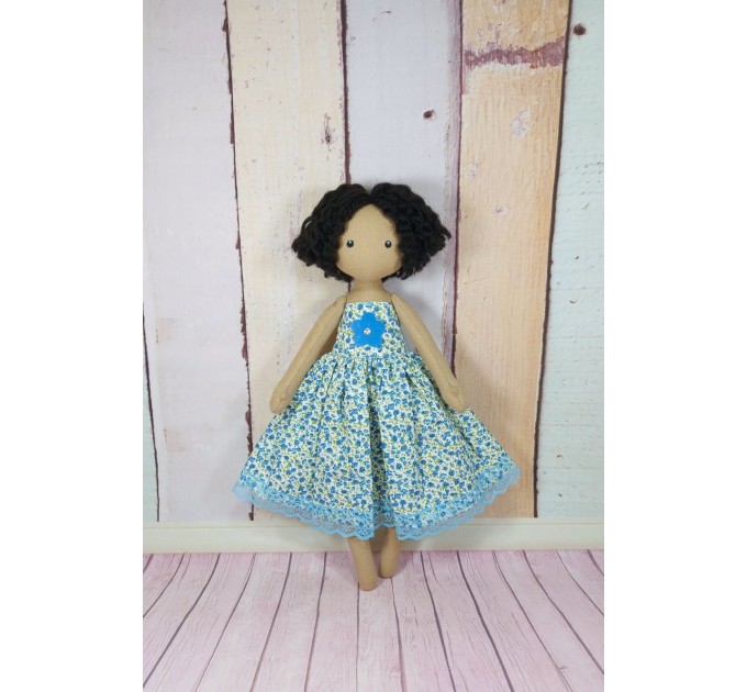 Handmade Brown Cloth Doll