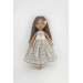 Brown Doll In A White Dress | nilasdoll.com