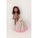 Brown Textile Doll In A Removable Cotton Dress