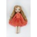 Cloth 16 Inches Doll In A Red Dress