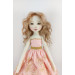 Cloth Doll For Interior Decoration With Long Red Hair In A Removable Dress