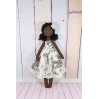 Handmade Black Cloth Doll 