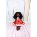 Handmade Black Cloth Doll 
