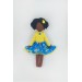 Handmade Brown Decorative Rag Doll