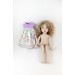 Meet Violet: Handcrafted Eco-Friendly Fabric Doll – A Unique, Artisan Soft Toy for Kids & Collectors