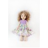 Meet Violet: Handcrafted Eco-Friendly Fabric Doll – A Unique, Artisan Soft Toy for Kids & Collectors
