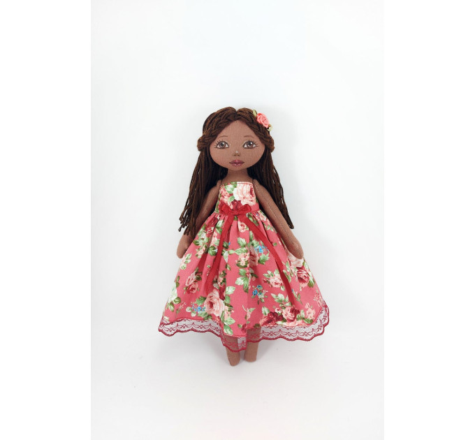 Handmade Rag Doll In  Removable Dress